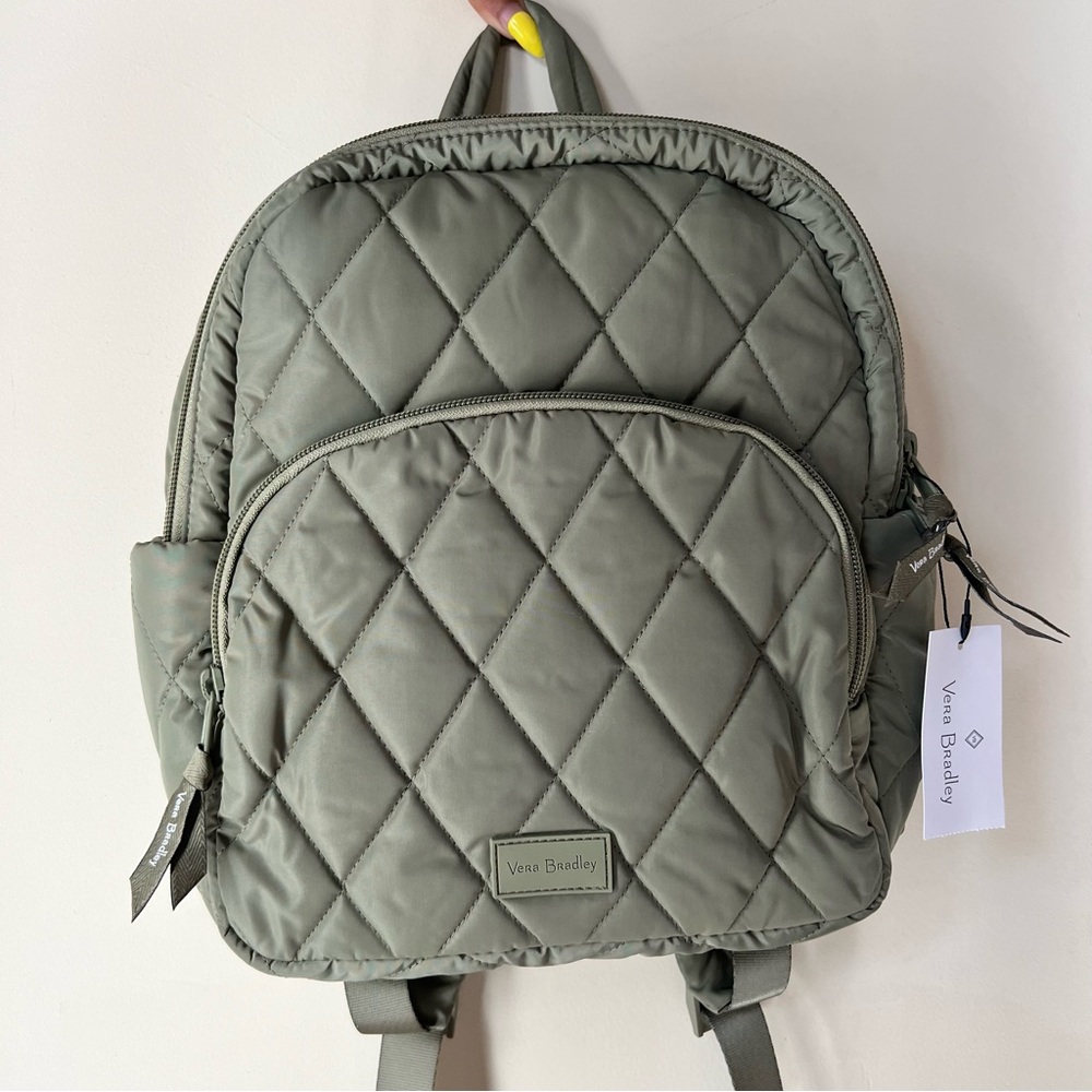 ✨NEW Vera Bradley Ultralight Compact Small Backpack Sage Green MSRP $155